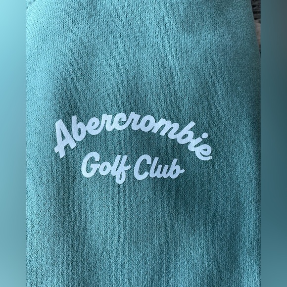 Abercrombie Golf Club Hoodie sweatshirt NEW Boys Medium Large 11 12 white green - Picture 5 of 14